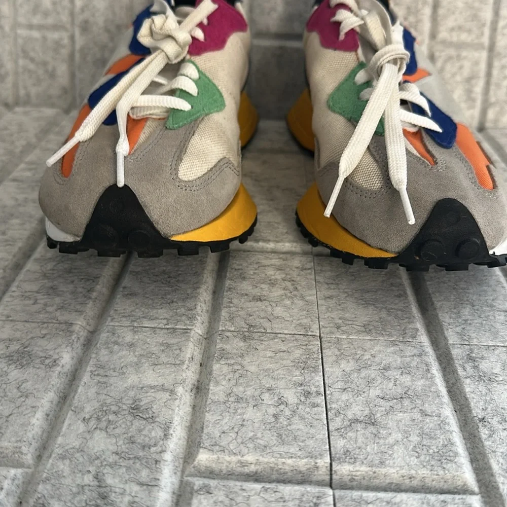 New Balance Colorful Multicolor Sneakers Size 10 The Intelligent Choice 327 - Picture 5 of 15